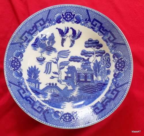 BLUE AND WHITE - MADE IN OCCUPIED JAPAN -SOUP PLATE