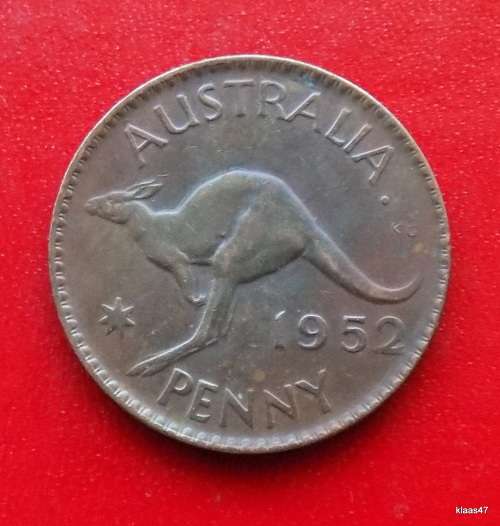 1952 AUSTRALIAN ONE PENNY