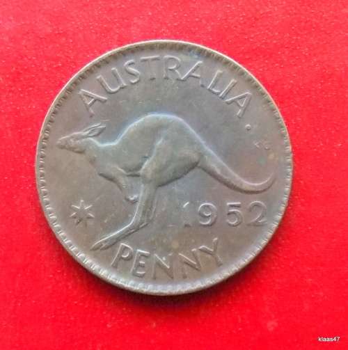 1952 AUSTRALIAN ONE PENNY
