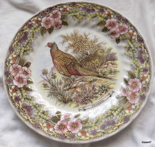Churchill - Myott Factory archive illustrations - Wildlife - Phasiana - Plate