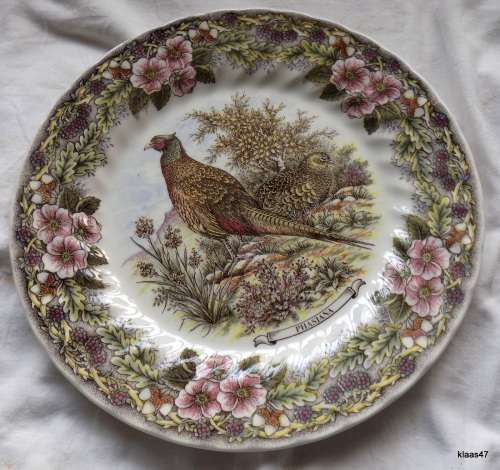 Churchill - Myott Factory archive illustrations - Wildlife - Phasiana - Plate
