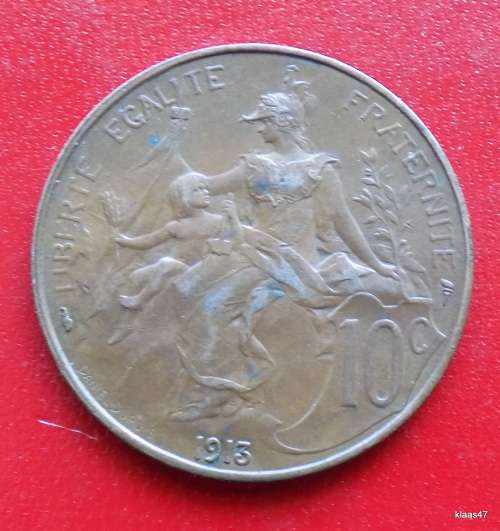 FRANCE 10 CENTIMES. 1913.