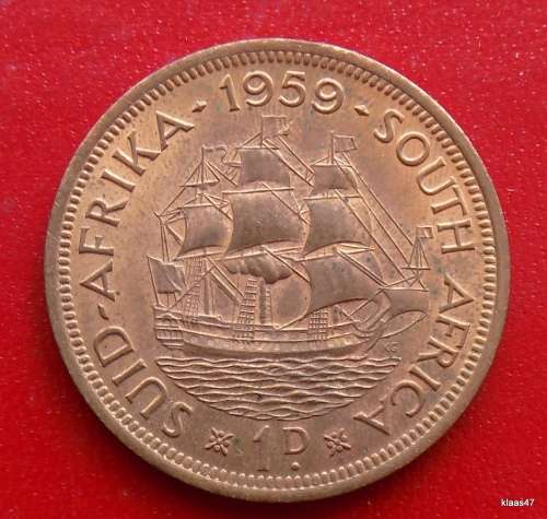 1 PENNY   1959 SOUTH AFRICA