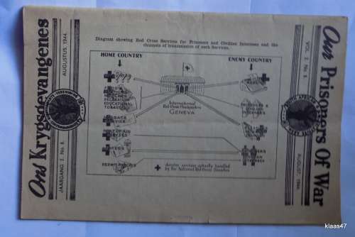 Our Prisoners of War - Ons Krygsgevangenes : Vol 2 No 8 August 1944