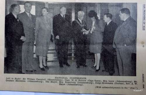 Our Prisoners of War - Ons Krygsgevangenes : Vol 2 No 8 August 1944