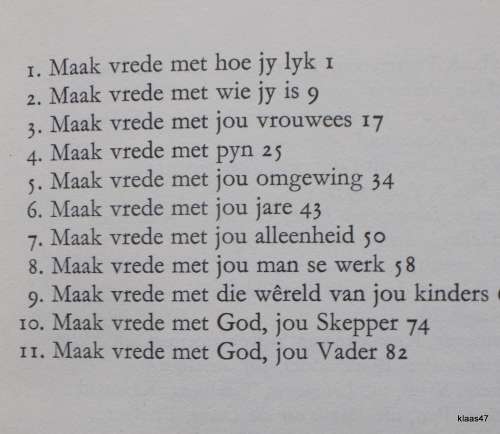 Maak Vrede Met...  - I L De Villiers - Hardeband