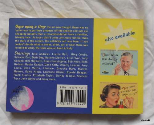 Celebrity Sell (Prion postcard book) - Ad Archives Postcard book or pack Book (31 Postcards)
