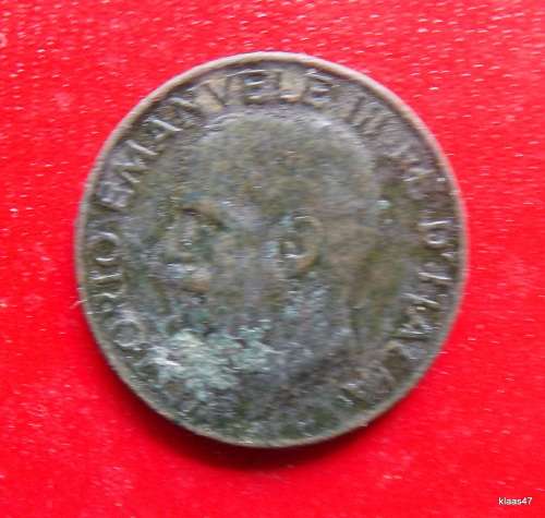 1921 Italy 5 Centesimi,