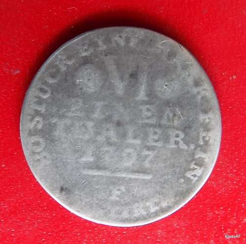 VI Einen Thaler 1797 (1/6 Thaler)  **very worn**