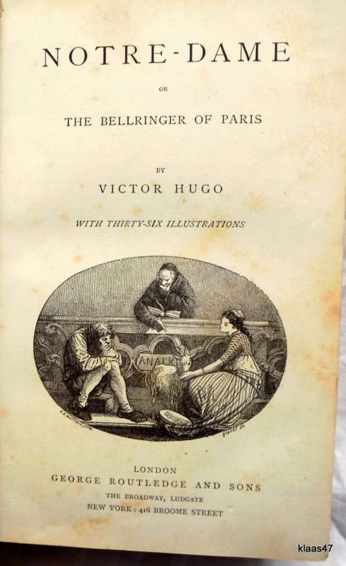 Notre-Dame or The Bellringer of Paris - Victor Hugo - Hardcover
