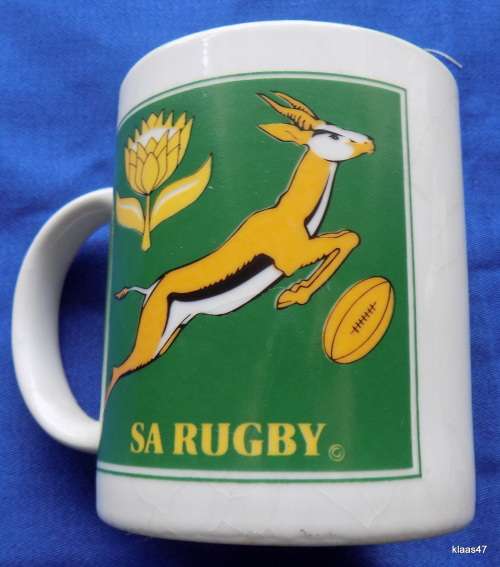 SA Rugby : Mug OFFICIAL LICENSED PRODUCT OF SA RUGBY FOOTBALL ASSOCIATION