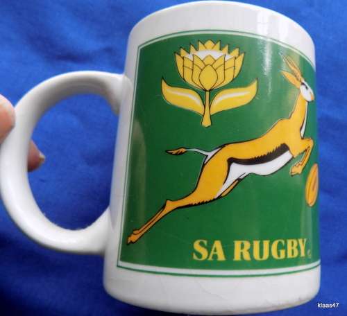 SA Rugby : Mug OFFICIAL LICENSED PRODUCT OF SA RUGBY FOOTBALL ASSOCIATION