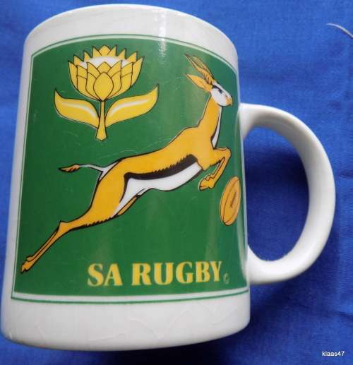 SA Rugby : Mug OFFICIAL LICENSED PRODUCT OF SA RUGBY FOOTBALL ASSOCIATION