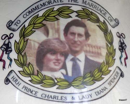 Royal Wedding Prince Charles & Lady Diana Large Loving Cup by Sheriden Staffordshire England