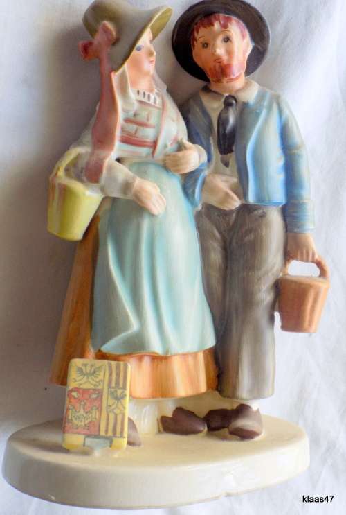 RAY FALK `DEPOSED` FIGURINES IN TRADITIONAL COSTUME