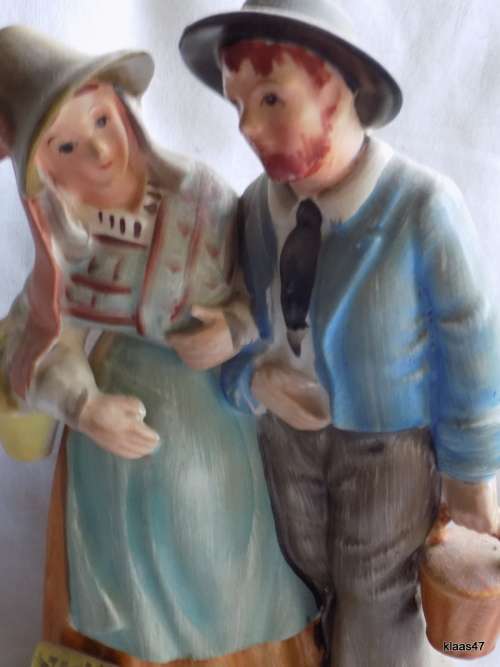 RAY FALK `DEPOSED` FIGURINES IN TRADITIONAL COSTUME