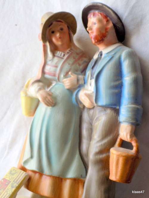 RAY FALK `DEPOSED` FIGURINES IN TRADITIONAL COSTUME