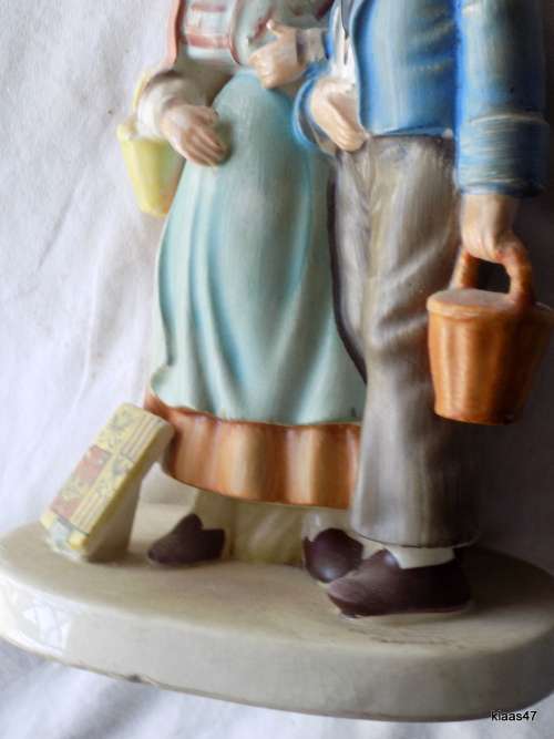 RAY FALK `DEPOSED` FIGURINES IN TRADITIONAL COSTUME