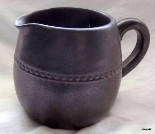 HOGANAS KERAMIK: SWEDEN - SMALL STONEWARE MILK JUG