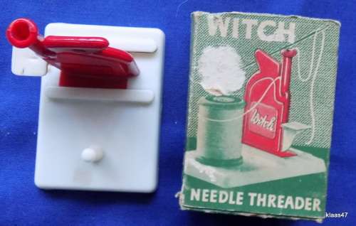 VINTAGE - WITCH NEEDLE THREADER - IN ORIGINAL BOX