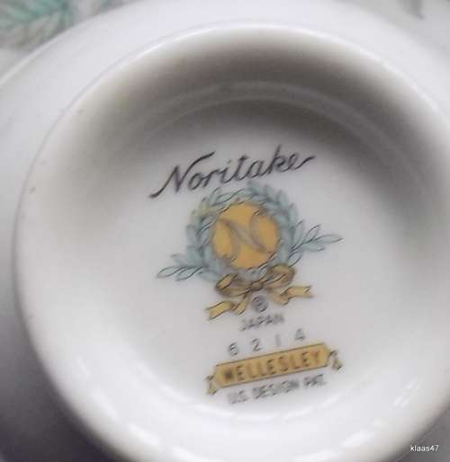 VINTAGE NORITAKE WELLESLEY TEA DUO Comes With A Side Plate That Has A Small Chip