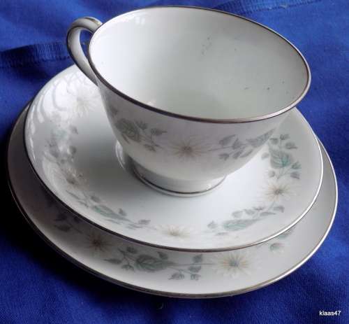 VINTAGE NORITAKE WELLESLEY TEA DUO Comes With A Side Plate That Has A Small Chip