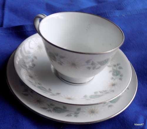 VINTAGE NORITAKE WELLESLEY TEA DUO Comes With A Side Plate That Has A Small Chip
