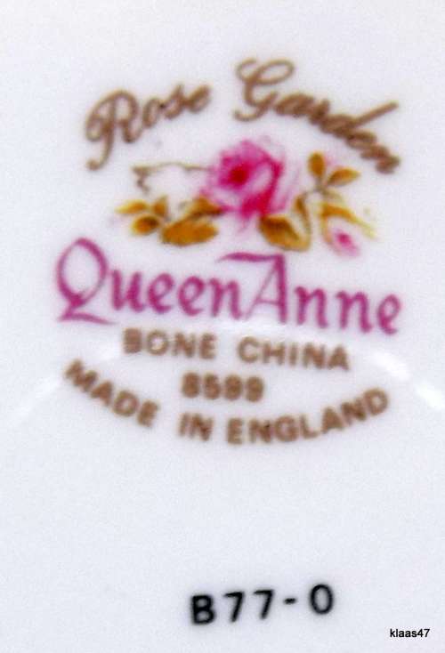 Queen Anne - Rose Garden - Bone China - Side Plate - 16cm Diameter