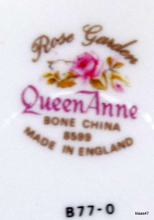 Queen Anne - Rose Garden - Bone China - Side Plate - 16cm Diameter