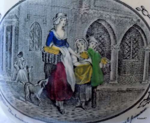 Large Adams Cries of London tea cup