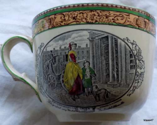 Large Adams Cries of London tea cup