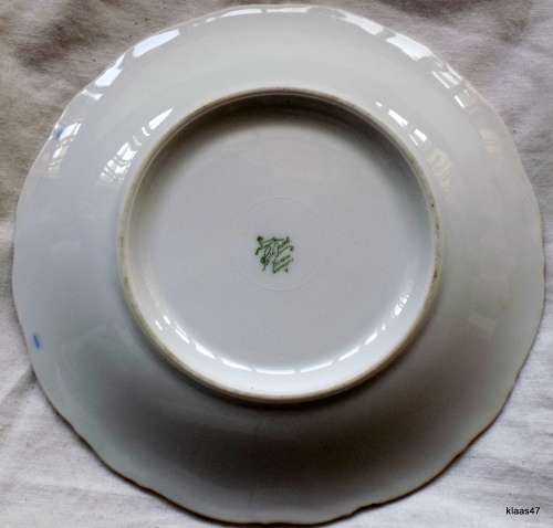 Hertel-Jacob Bavaria, Germany Blue and White Onion Pattern Trio