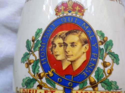 Burleigh Official Design Coronation of King George VI Commemorative Mug