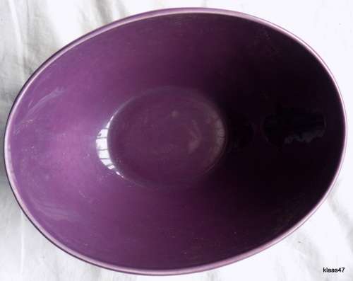 Purple Oval Shaped bowl