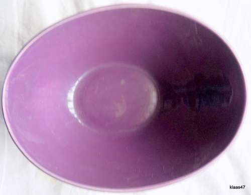 Purple Oval Shaped bowl