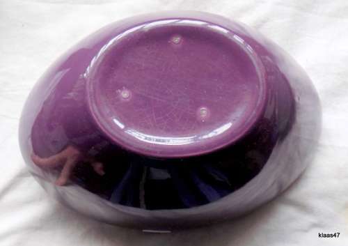 Purple Oval Shaped bowl