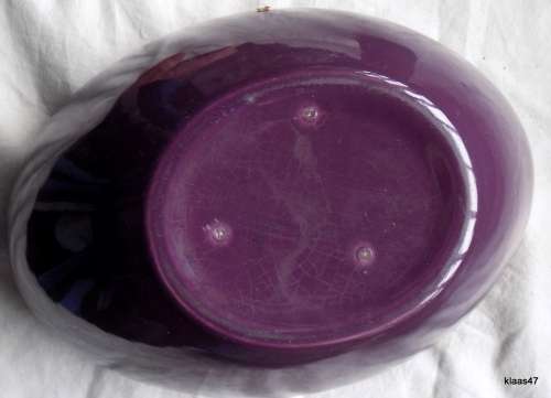 Purple Oval Shaped bowl