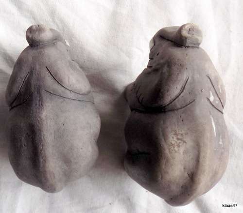 2 ELEPHANT ORNAMENTS - HANDMADE IN SOUTH AFRICA