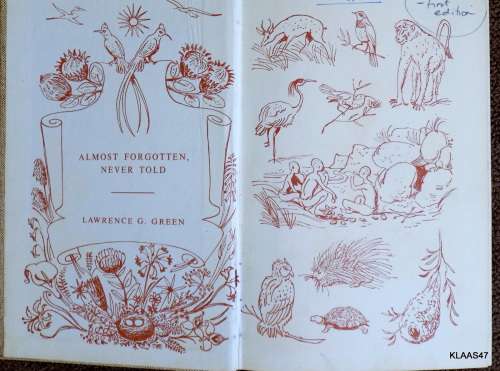 Almost Forgotten Never Told - Lawrence G Green - Hardcover  1965