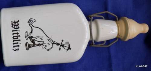 Witblitz - empty porcelain bottle -  with lid on)