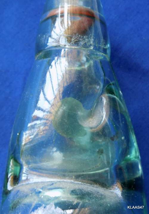 CODD BOTTLE - THE SILVER AERATED WATER FACTORY - STELLENBOSCH - 22.8cm High