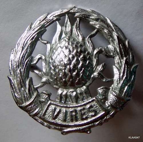 Regiment Boland - white metal cap badge (Worn post 1964)