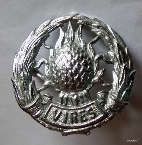 Regiment Boland - white metal cap badge (Worn post 1964)