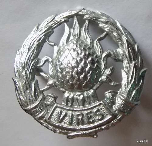 Regiment Boland - white metal cap badge (Worn post 1964)