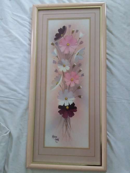 Flowers - Mixed media - Malachi Smith -  (Behind Glass)