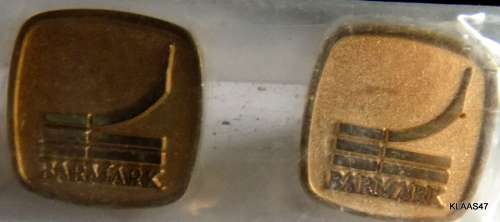 CUFFLINKS - BARMARK - PLATED