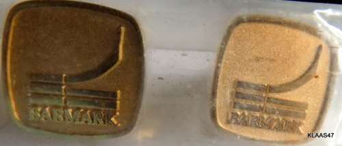 CUFFLINKS - BARMARK - PLATED