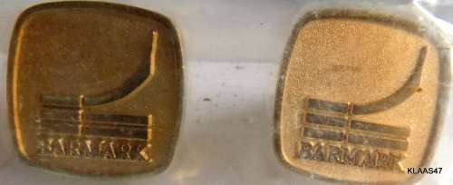 CUFFLINKS - BARMARK - PLATED