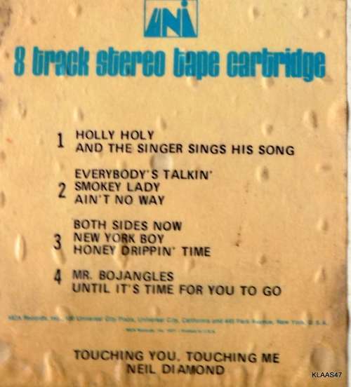 8 TRACK - NEIL DIAMOND - TOUCHING YOU, TOUCHING ME
