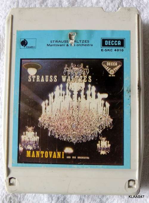8 TRACK - STRAUSS WALTZES - MANTOVANI AND HIS ORCHESTRA